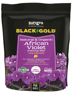 Image of Black Gold Natural and Organic African Violet Potting Mix 8.8 liter bag