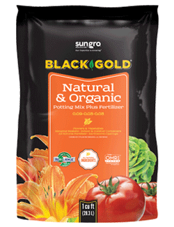 Black Gold® Natural & Organic Potting Mix 0.09 – 0.03 – 0.03