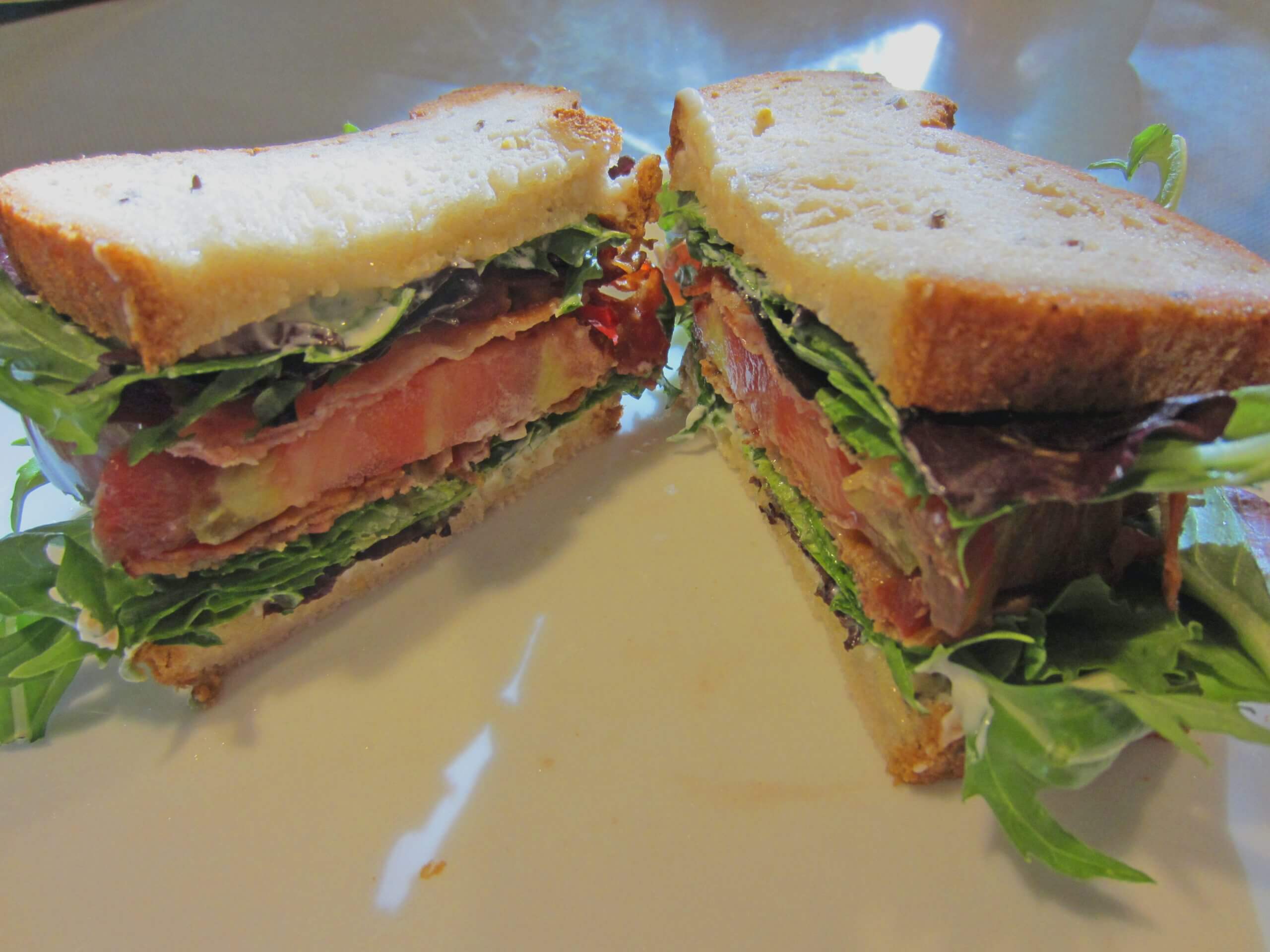 There's nothing like a BLT with homegrown heirloom tomatoes.