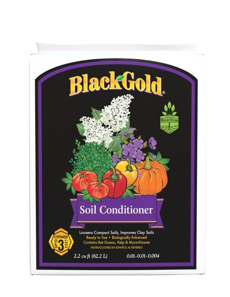 Black Gold Soil Conditioner 2 2 cu Bale front