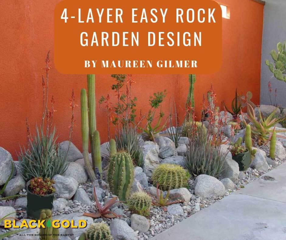 4-Layer Easy Rock Garden Design – Black Gold